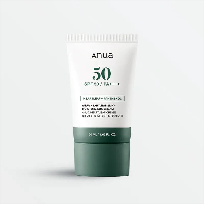 Heartleaf Silky Moisture Sun Cream SPF50+ PA++++